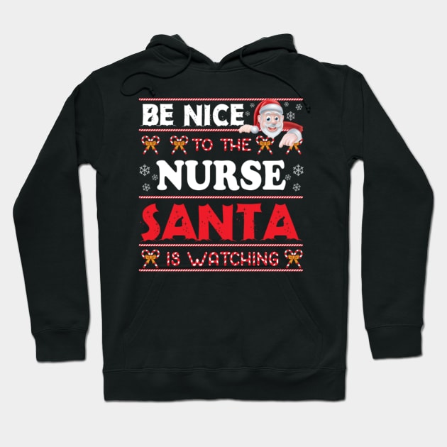 Nurse Santa Christmas Model Hoodie by D3monic